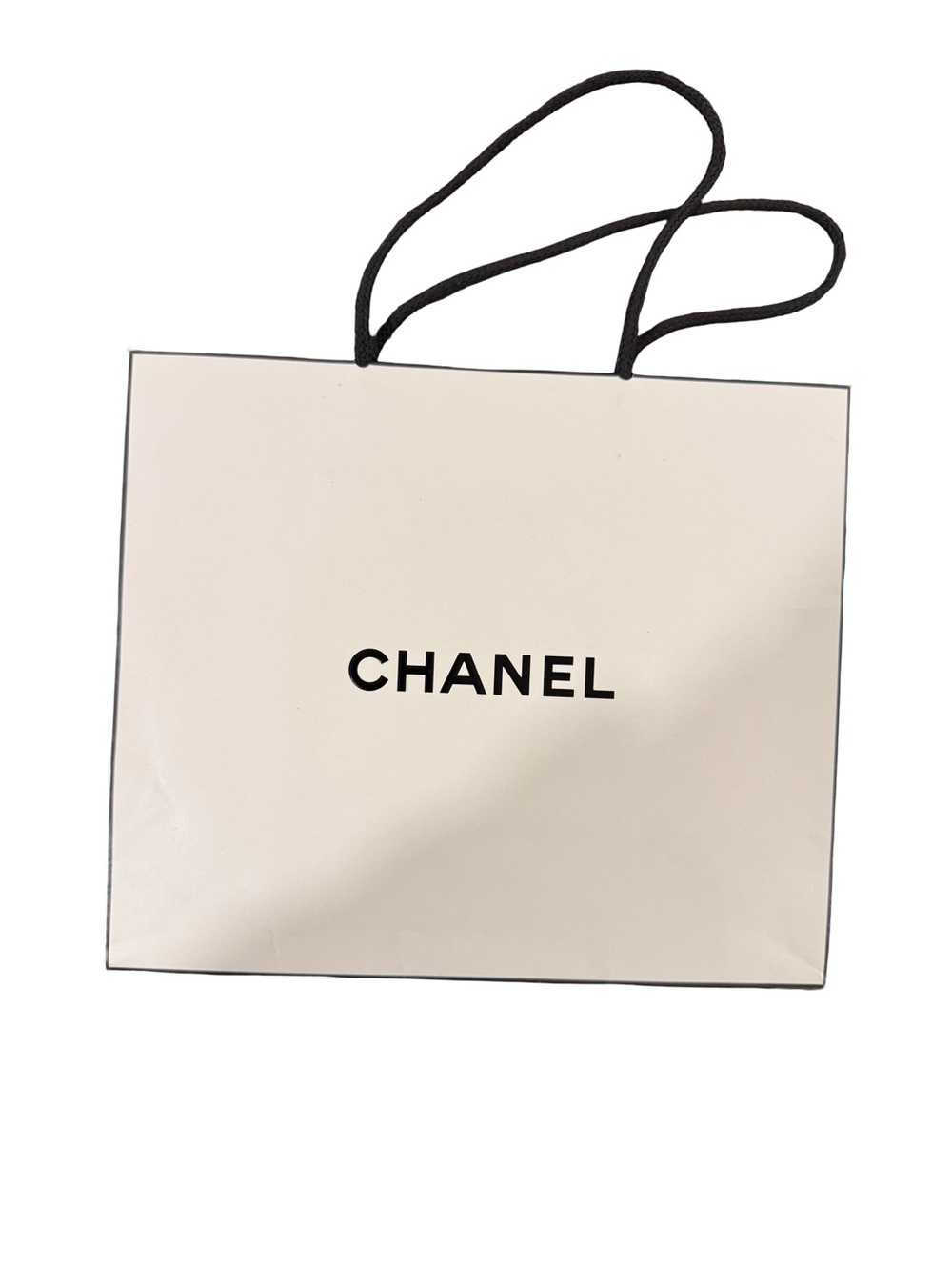 Chanel white Shopping Tote Bag 10x11.6 inc